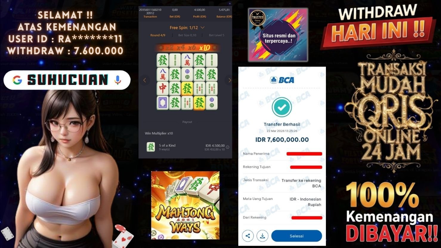 SUHUCUAN JACKPOT SLOT MAHJONG WAYS